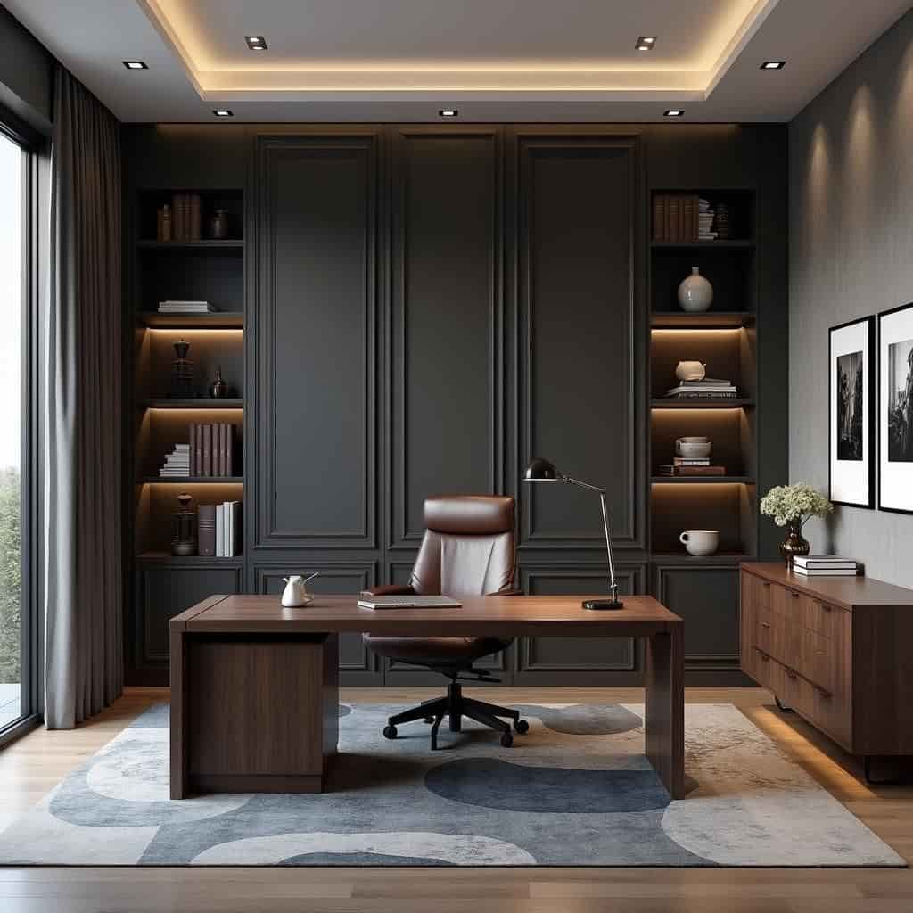 تصویر 1 از صندلی اداری پارچه ای طراحی ساده و به دور از شلوغی بصری