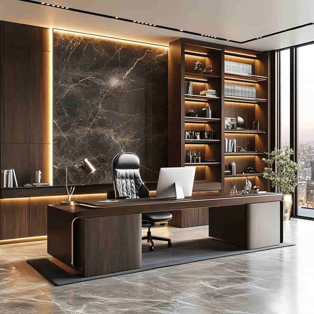 صندلی اداری تخت شو قابل استفاده در فضاهای اداری مدرن و کلاسیک