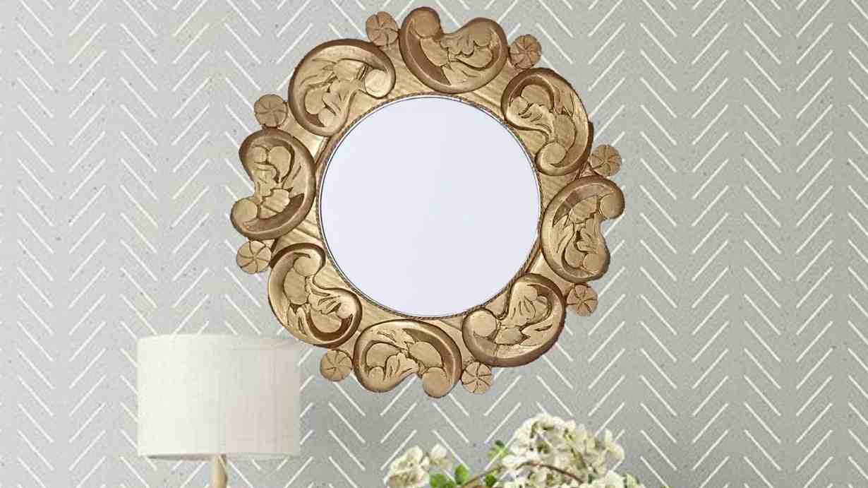 آینه دکوراتیو مدرن و متفاوت با طرح های گرافیکی انتخاب دکوراتور های خلاق