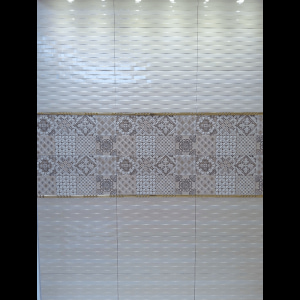 تصویر 3 از کاشی حمام افقی سبک مینیمال براق