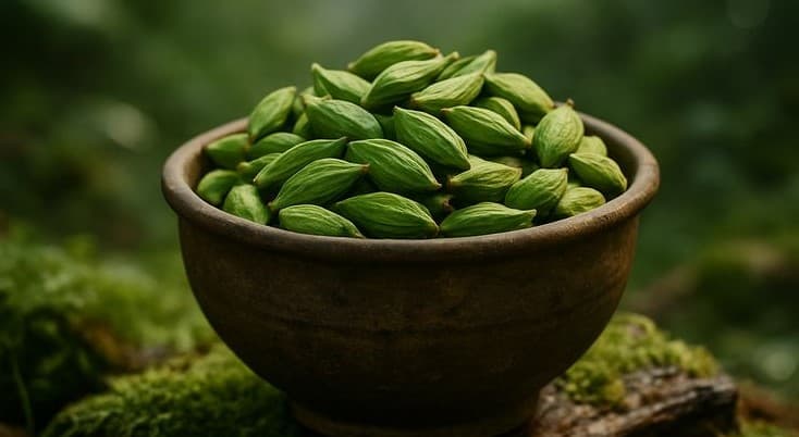 تصویر 2 از هل سبز درشت کاربردی در شیرینی پزی و دسر