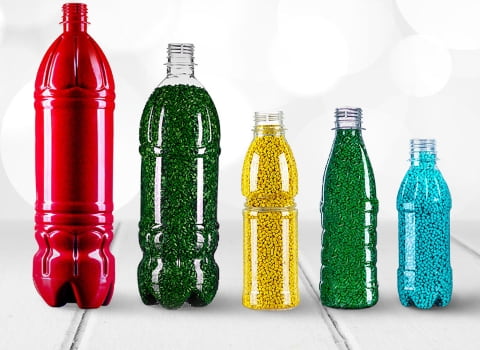 تصویر 1 از بطری پلاستیکی نوشابه یکبار مصرف شفاف