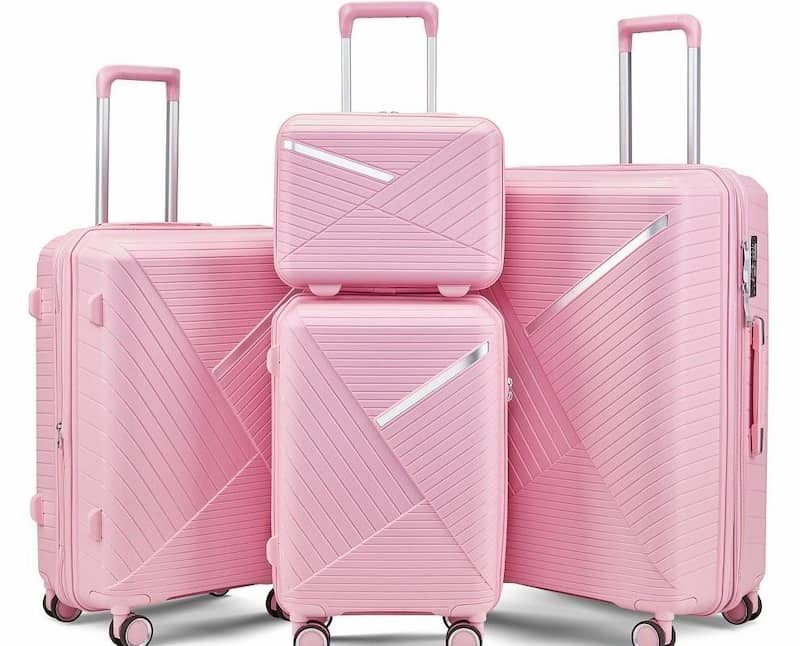 چمدان مسافرتی دخترانه سبک وزن با طراحی کاربردی و حمل آسان