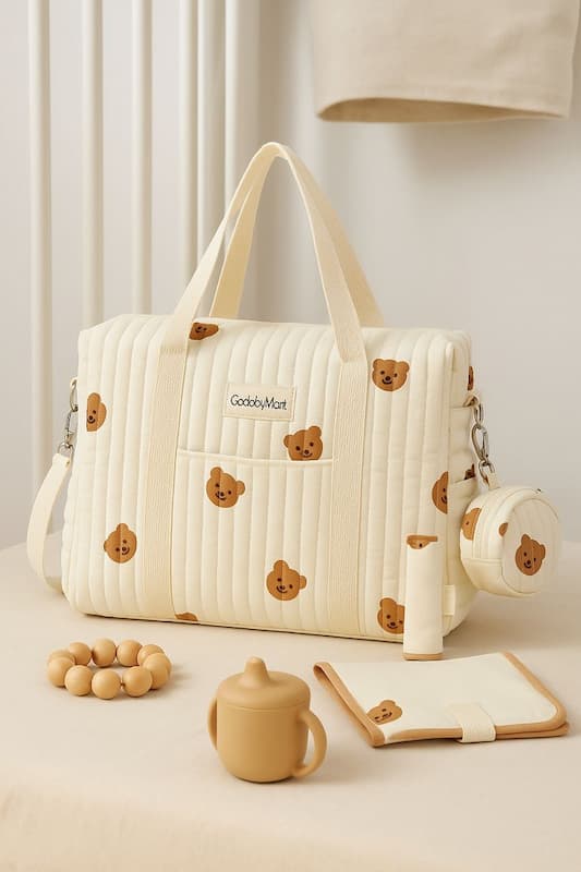 تصویر 2 از چمدان مسافرتی بچگانه پارچه ای با فضای داخلی تفکیک شده