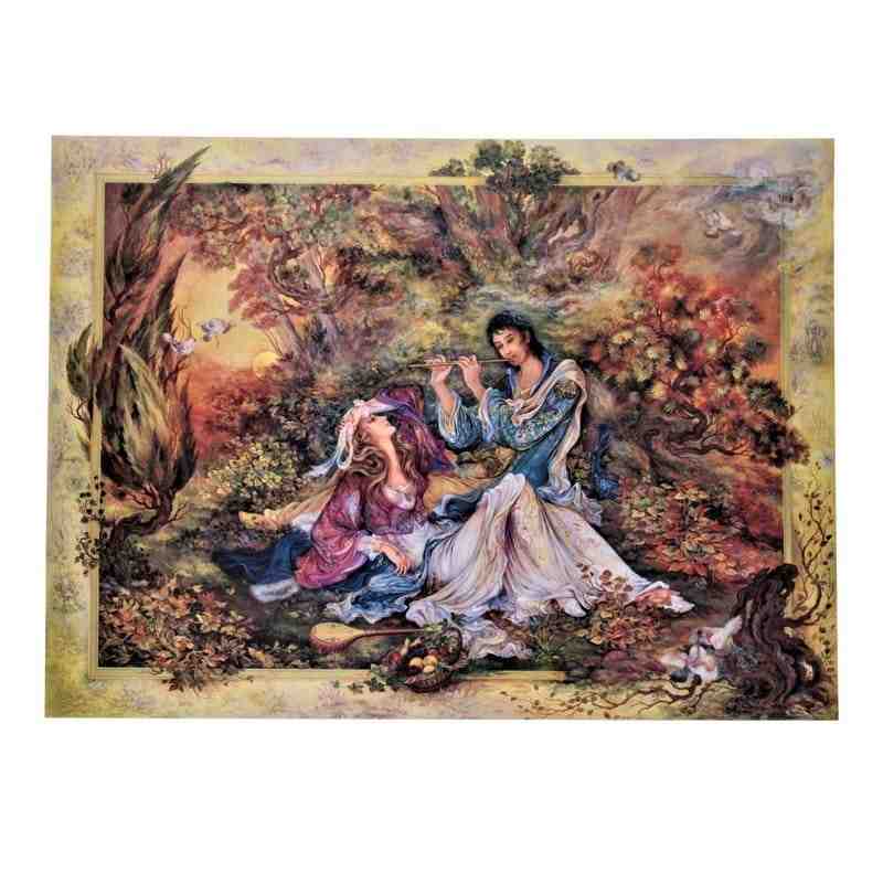 تصویر 1 از تابلو فرش منظره با جلوه ای متفاوت برای سالن پذیرایی