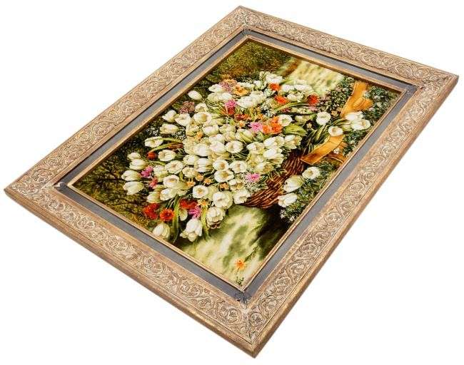 تابلو فرش برجسته ابریشم با کیفیت عالی مناسب صادرات