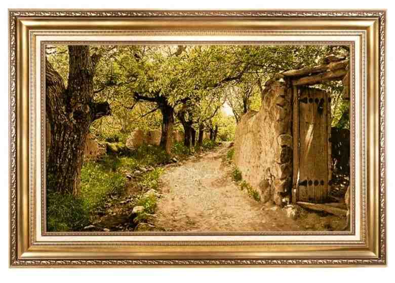 تصویر 4 از تابلو فرش دیواری ارزشمند و نفیس بافته شده با دست در طرح های سنتی و کلاسیک