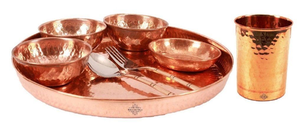 تصویر 1 از ظروف دکوری مسی دست ساز سنتی رومیزی