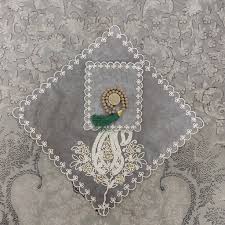 تصویر 4 از جانماز طوسی سبک و قابل‌ حمل طرح مدرن