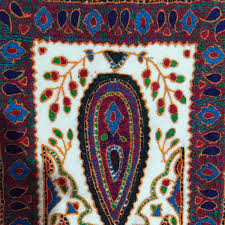 جانماز پته سفید بافت دست‌ ساز