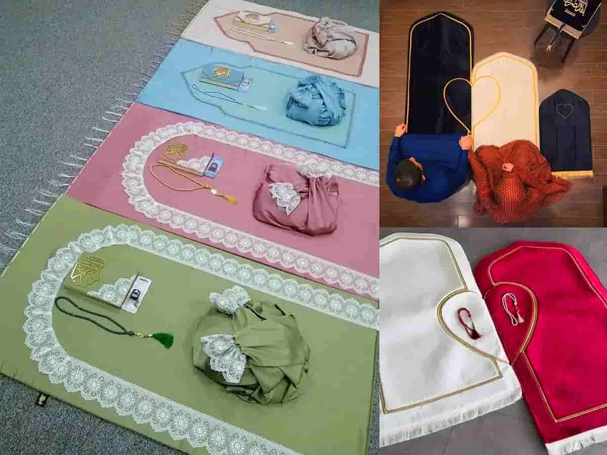 تصویر 4 از سجاده ست عروس داماد مناسب استفاده روزانه