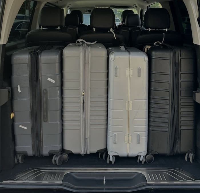 چمدان مسافرتی ست ضدضربه مناسب بار هوایی