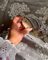 تصویر 3 از چادر و جانماز جشن تکلیف مدل دو رنگ ترکیبی