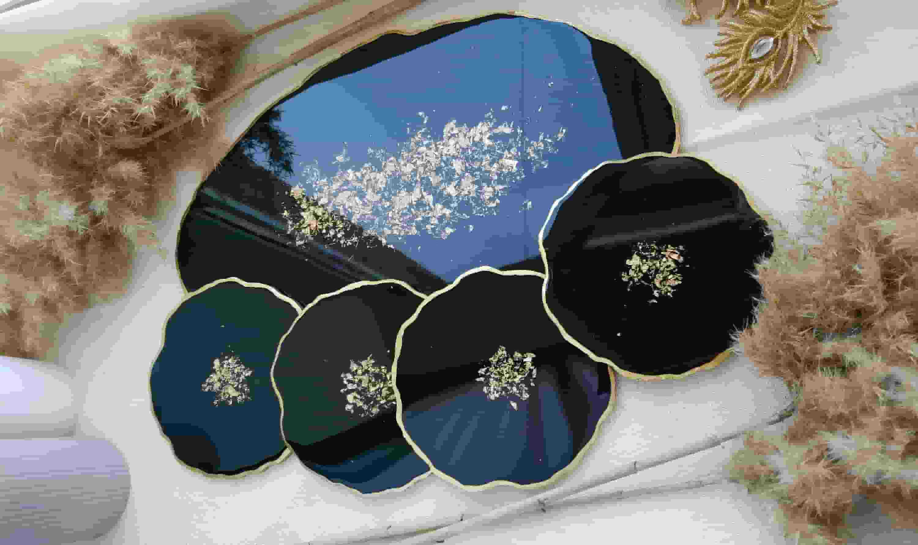 ظروف دکوری رزینی شیک و جذاب