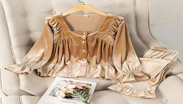 لباس راحتی زنانه بینترستی مناسب خواب و ریلکس