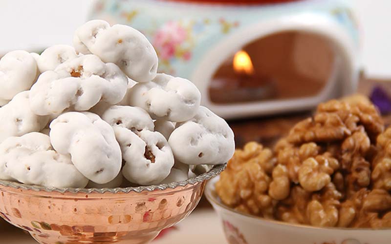 شکر پنیر گردویی سنتی اصیل سفره پذیرایی دلنشین