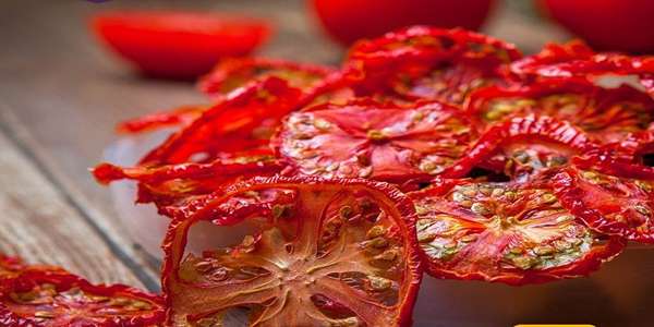 تصویر 3 از گوجه خشک طمع دار شده طبیعی تهیه شده از گوجه های تازه