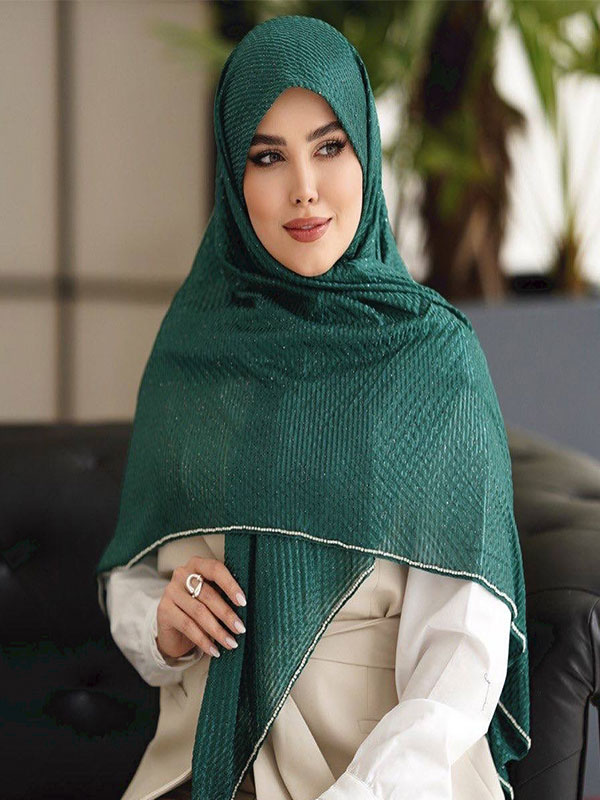 تصویر 3 از روسری مربعی با ابعاد استاندارد و کیفیت بالا