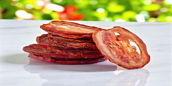 تصویر 3 از گوجه خشک آفتابی اسلایس شده مناسب سالاد و پاستا