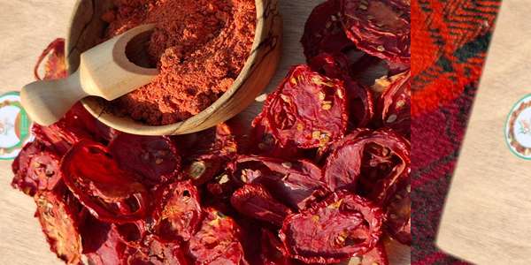 تصویر 2 از گوجه خشک آفتابی اسلایس شده مناسب سالاد و پاستا