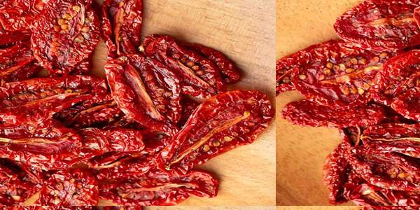 تصویر 2 از گوجه خشک با روغن زیتون مخصوص رستوران و مصرف حرفه ای