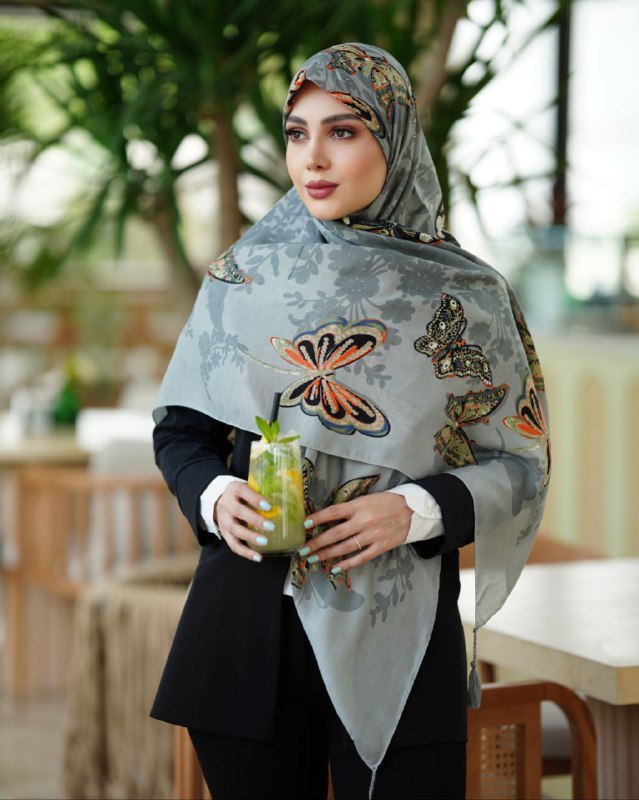 تصویر 2 از روسری تابستانه با سبک خنک و راحت برای روزانه