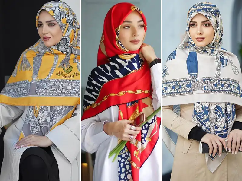 تصویر 3 از روسری تابستانه با سبک خنک و راحت برای روزانه