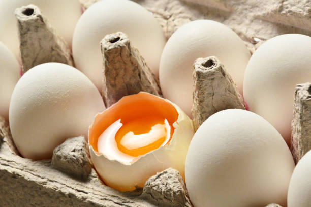 تصویر 1 از تخم مرغ سالم با زرده پررنگ و مغذی
