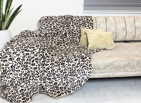 تصویر 3 از پتو پلنگی انتخابی اقتصادی و کاربردی و جنس لطیف و نرم