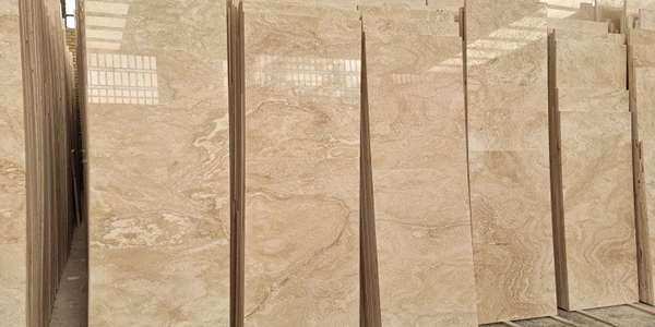 تصویر 4 از سنگ تراورتن فرآوری شده با ضخامت استاندارد