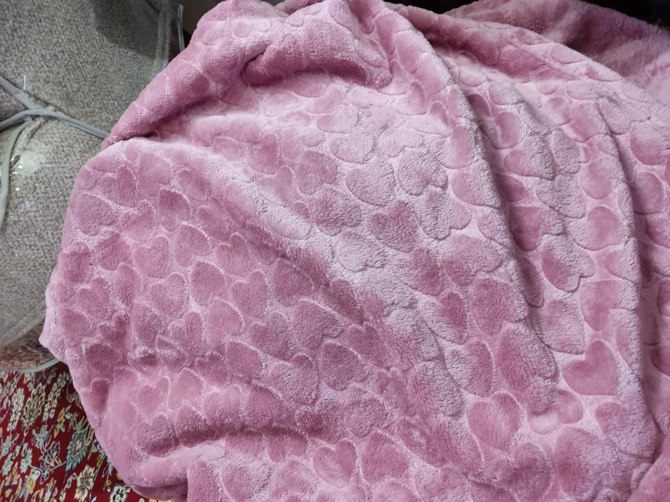 تصویر 1 از پتو ژله ای قلبی با الیاف طبیعی و تنفس‌ پذیر