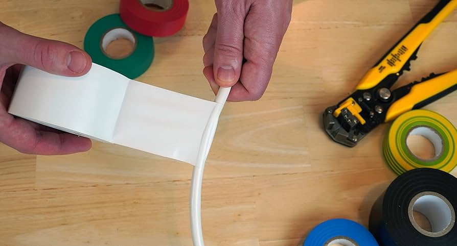 تصویر 3 از چسب برق مخصوص سیم کشی ایمن در محیط صنعتی