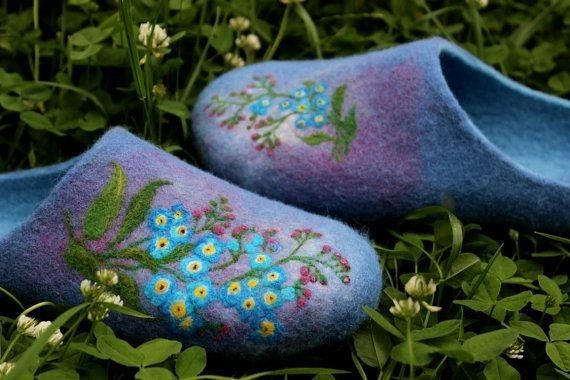 پاپوش نمدی با طراحی مدرن مناسب برای استفاده روزمره