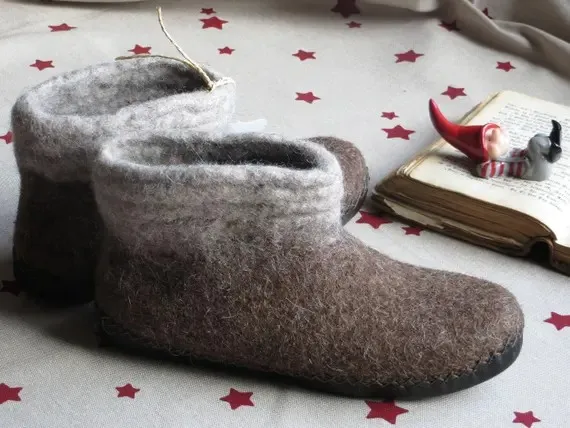 پاپوش نمدی مخصوص مراقبت از پا با بافت بسیار نرم