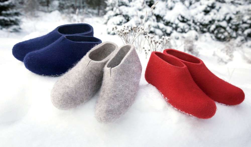 پاپوش نمدی مخصوص زمستان و جلوگیری از سرما