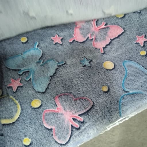 تصویر 1 از پتو شب نما پروانه با پارچه ضد حساسیت و لطیف