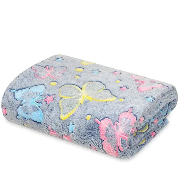 تصویر 3 از پتو شب نما پروانه با پارچه ضد حساسیت و لطیف