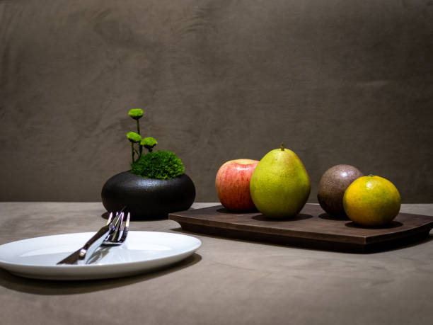 تصویر 1 از میوه خوری سنگ مصنوعی مینیمال شیک رومیزی