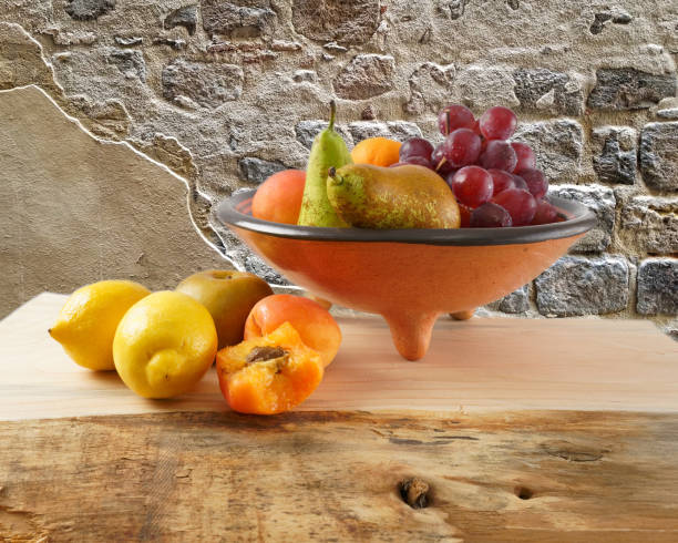 میوه خوری سنگ مصنوعی دست ساز هنری تزئینی