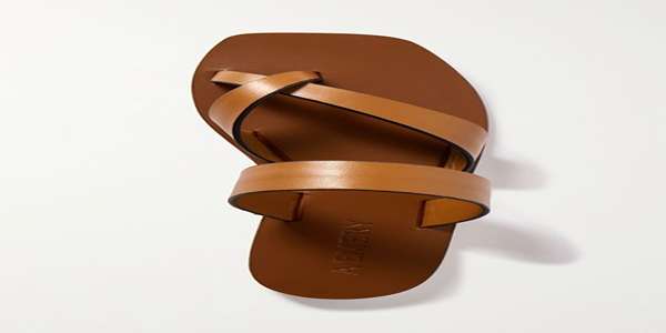 تصویر 3 از صندل چرم زنانه انگشتی طبیعی زنانه با کفی نرم