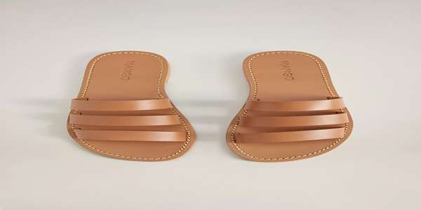 تصویر 1 از صندل زنانه دست‌دوز با دوخت ظریف