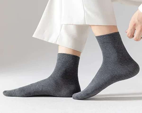 تصویر 3 از جوراب مردانه ساق بلند کلاسیک مجلسی