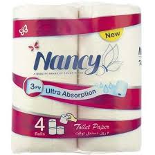 دستمال توالت 4 لایه نانسی سازگار با پوست