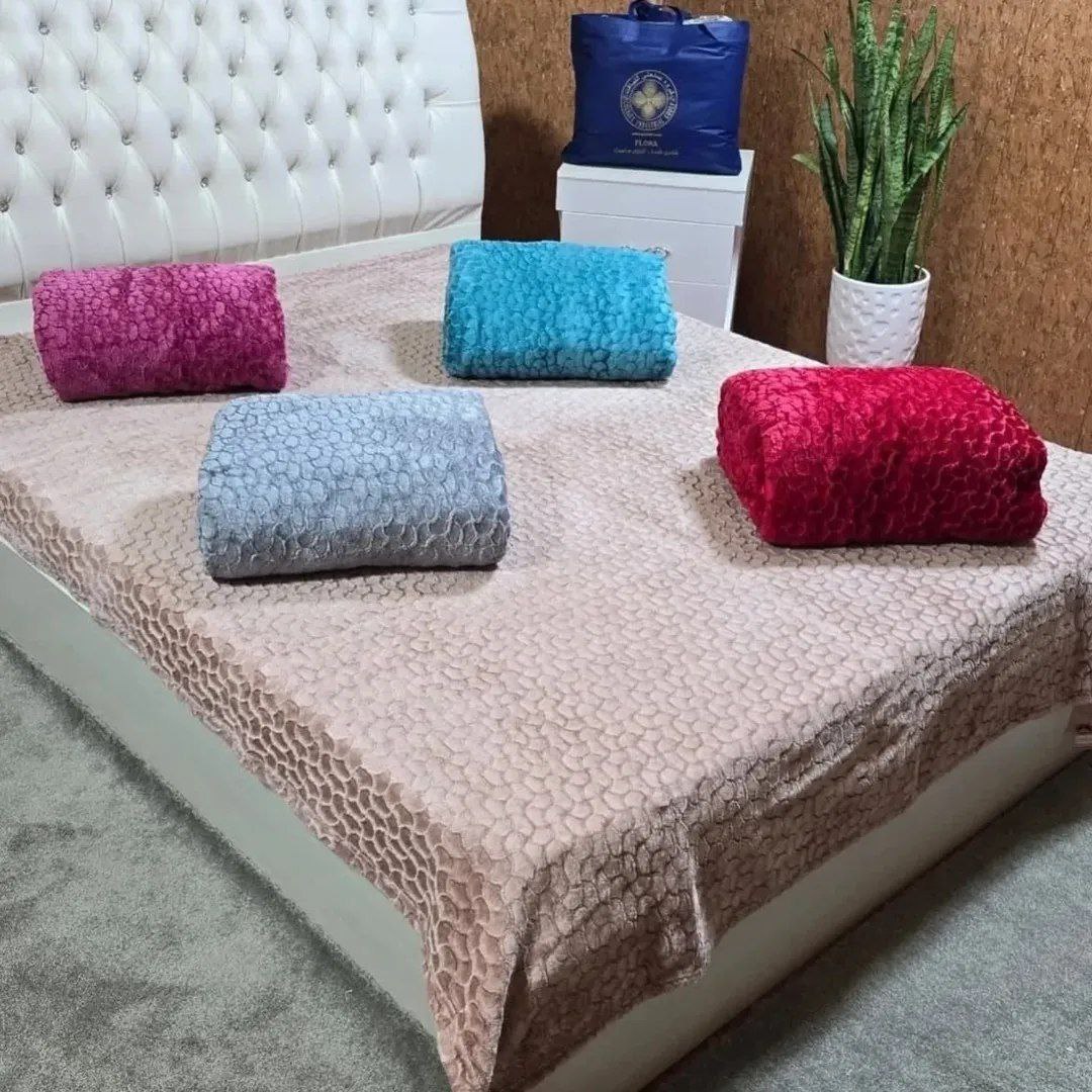 تامین از کارخانه و قیمت عمده پتو فلورا مسافرتی دونفره