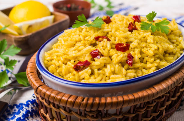 تصویر 3 از برنج عنبربو دانه کوتاه نرم پس از پخت