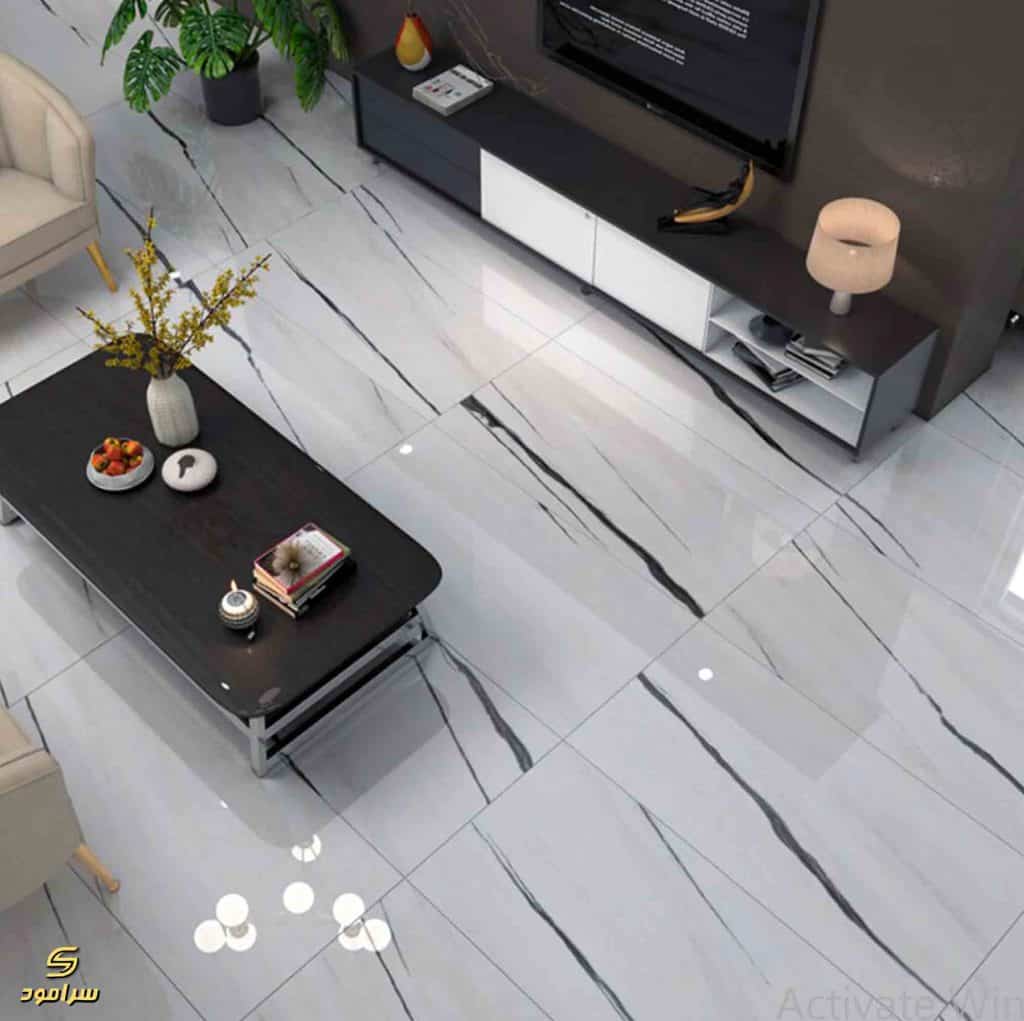 تصویر 2 از سرامیک طرح دار اسلب بزرگ مناسب پروژه های لوکس ساختمانی