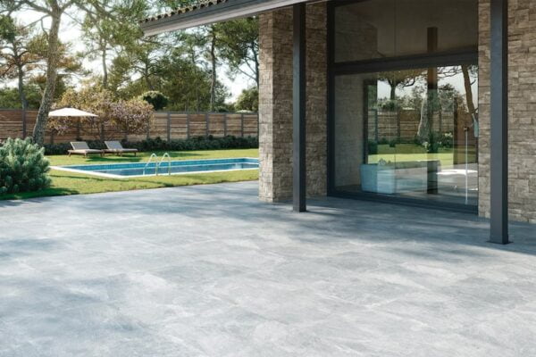 سرامیک طرح سنگ حیاط با لبه های دقیق و نصب سریع و آسان