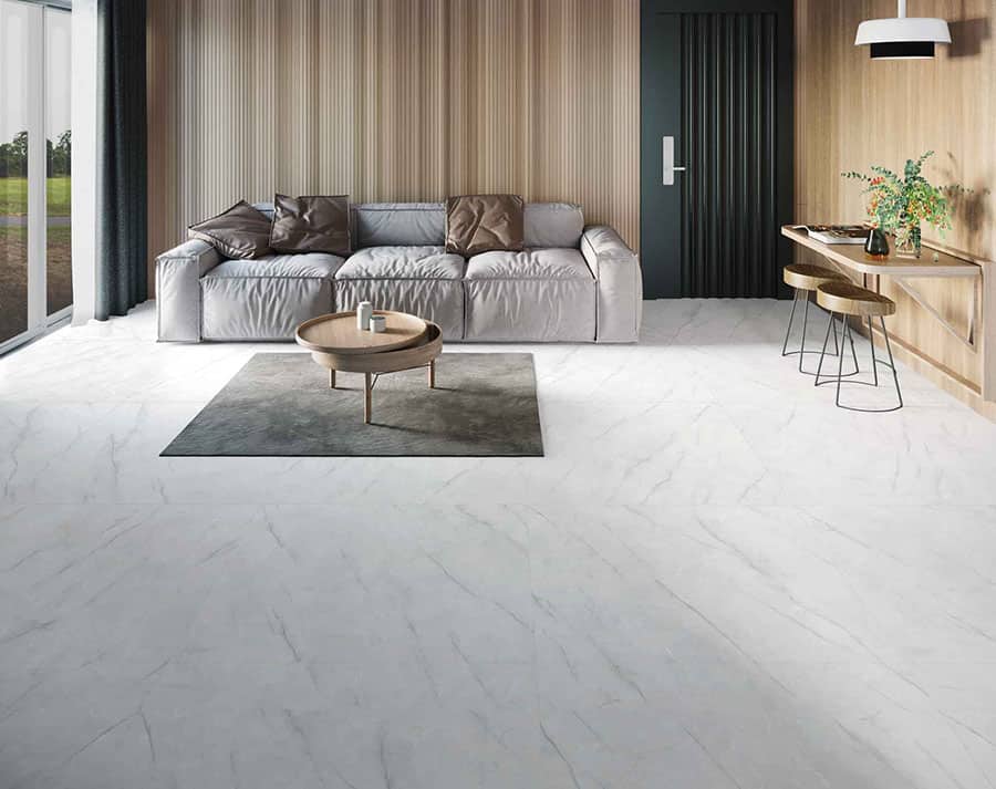 تصویر 4 از سرامیک مات سفید ساده مقاوم در برابر رطوبت و مناسب فضاهای مرطوب