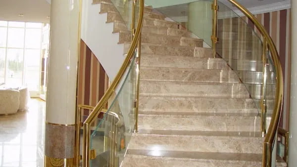 تصویر 4 از سنگ پله گوهره ارزان مناسب نصب در فضای داخلی و راهرو ها