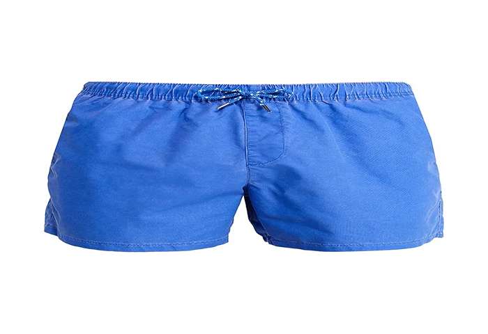 تصویر 2 از شورت مردانه آبی دوخت منظم فرم ثابت پوششی